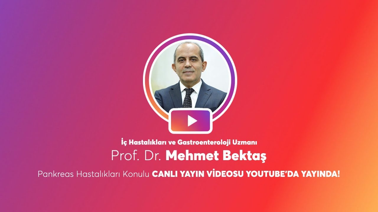 İç Hastalıkları ve Gastroenteroloji Uzmanı Prof. Dr. Mehmet Bektaş canlı yayında soruları yanıtladı.