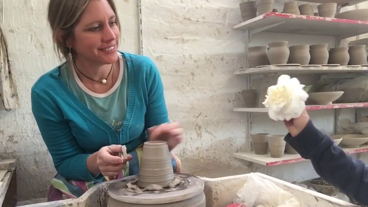 How I create my travelcups fitting silicone lids. Hoets-Turner Ceramics