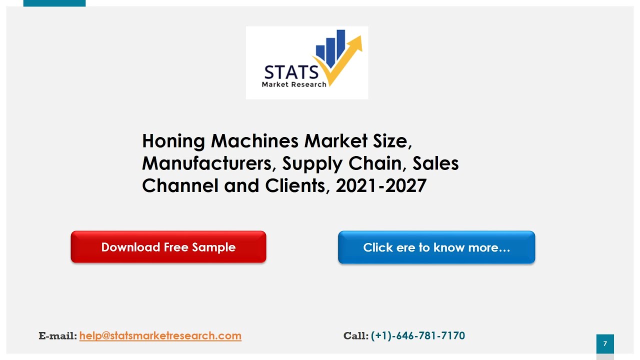 Honing Machines Market Size, Manufacturers, Supply Chain, Sales Channel and Clients, 2021 2027