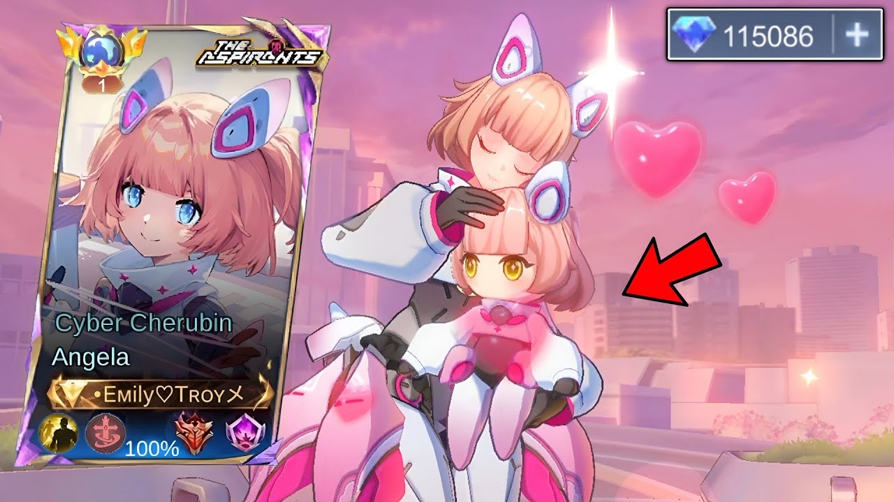 ANGELA CYBER CHERUBIN ASPIRANT SKIN IS FINALLY HERE!! 🌸 (Cheapest Way To Get Angela Aspirant) - MLBB