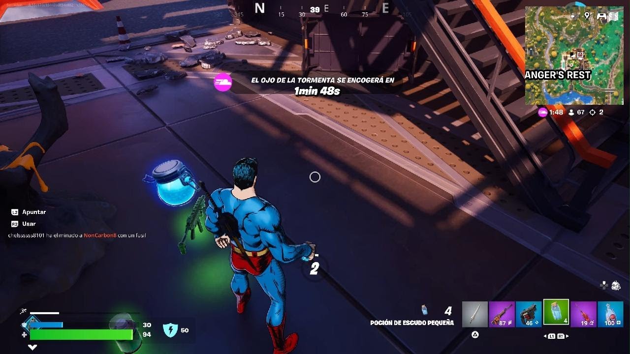 Fortnite Victoria Magistral bicampeones Supermán en hallowe