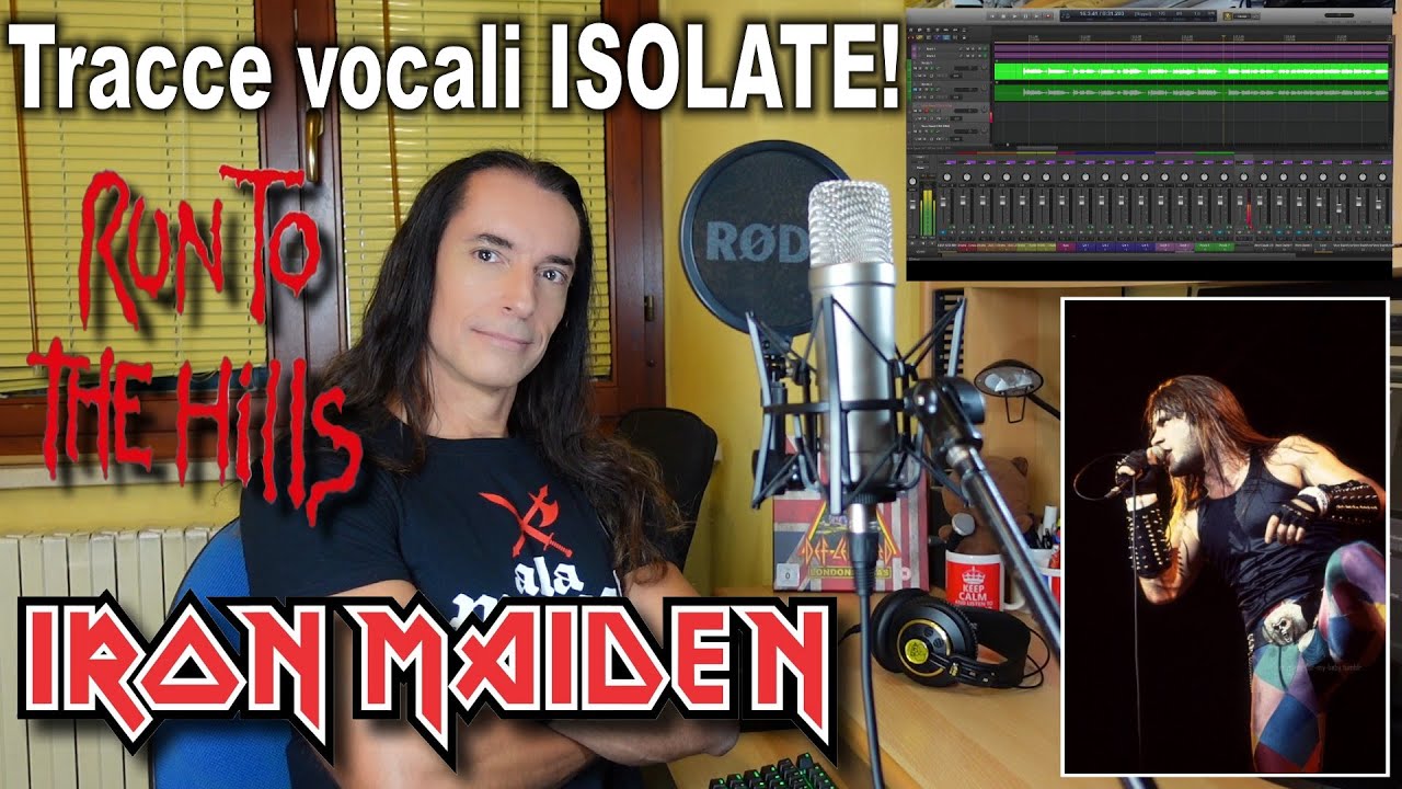 Bruce Dickinson - Tracce vocali isolate - Iron Maiden: Run To The Hills - Ascolto/Analisi/Tecnica