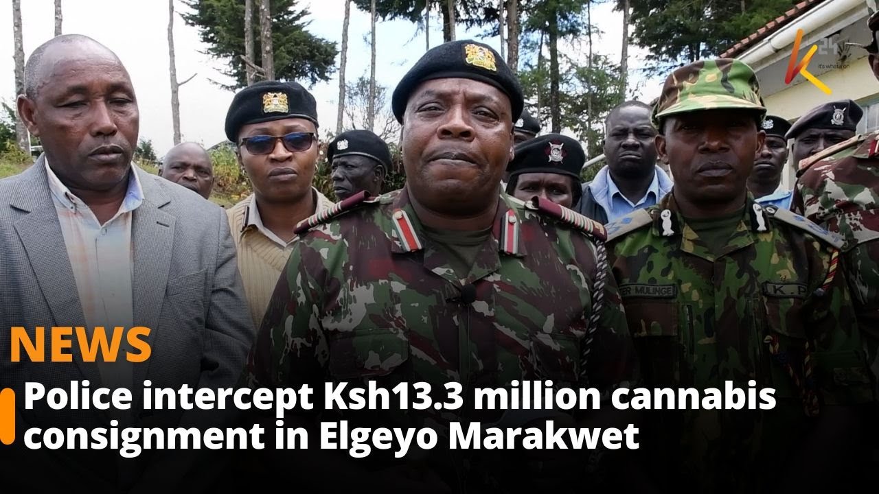 Police intercept Ksh13.3 million cannabis consignment in Elgeyo Marakwet