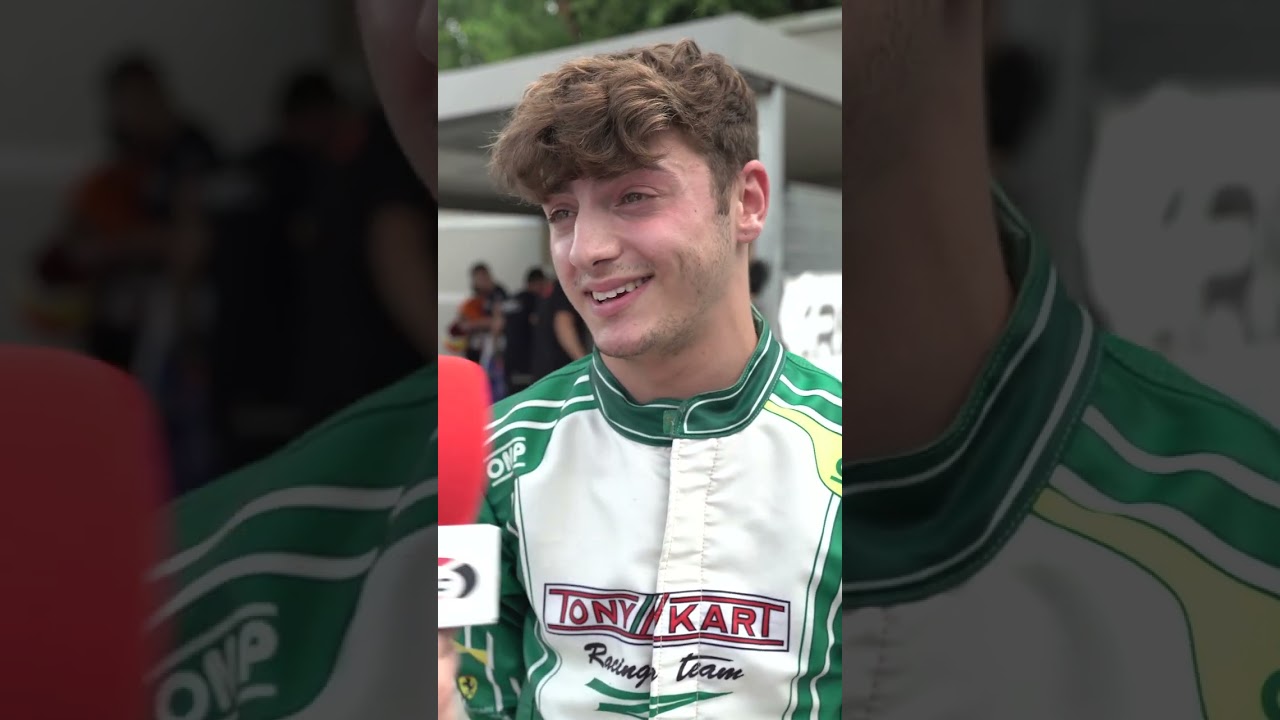 🎤Let's hear from Luigi Coluccio (Tony Kart Racing Tean), OK pole after Friday's qualifying practice!
