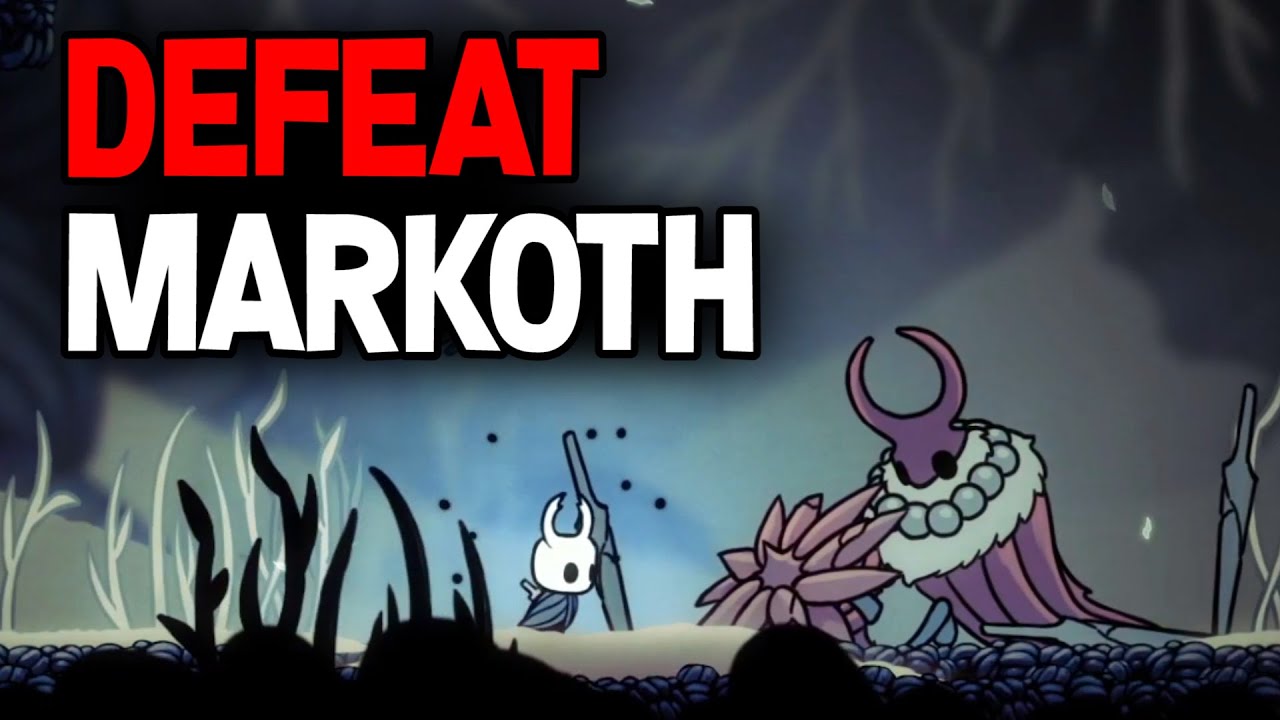 Hollow Knight-  How to Beat Markoth (Flying Warrior's Grave Boss With Shields)