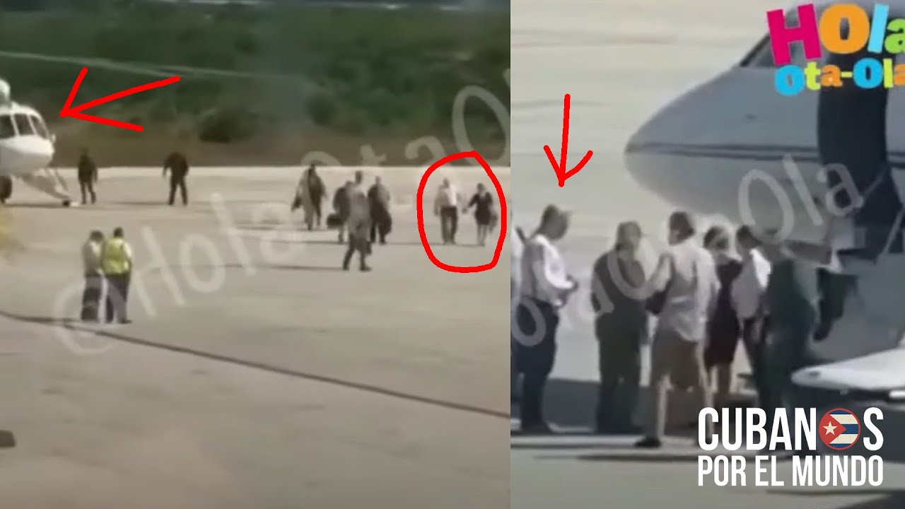 Otaola muestra video de viajes de Díaz-Canel y comitiva en helicóptero y avión privado venezolano