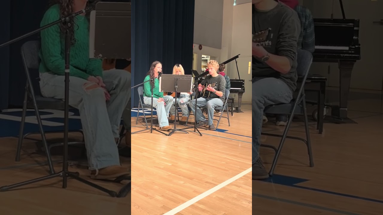 Popular acoustic songs performed at the SF Waldorf High School Winter Assembly 2025