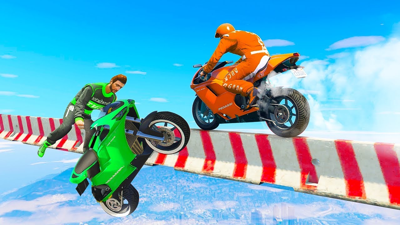 MOST DANGEROUS MILE HIGH SKILL TEST! - GTA 5 Funny Moments