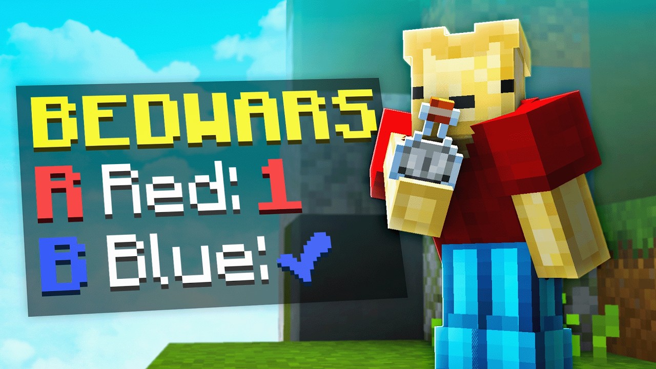 INSANE 1v3 Clutch | Bedwars Minecraft
