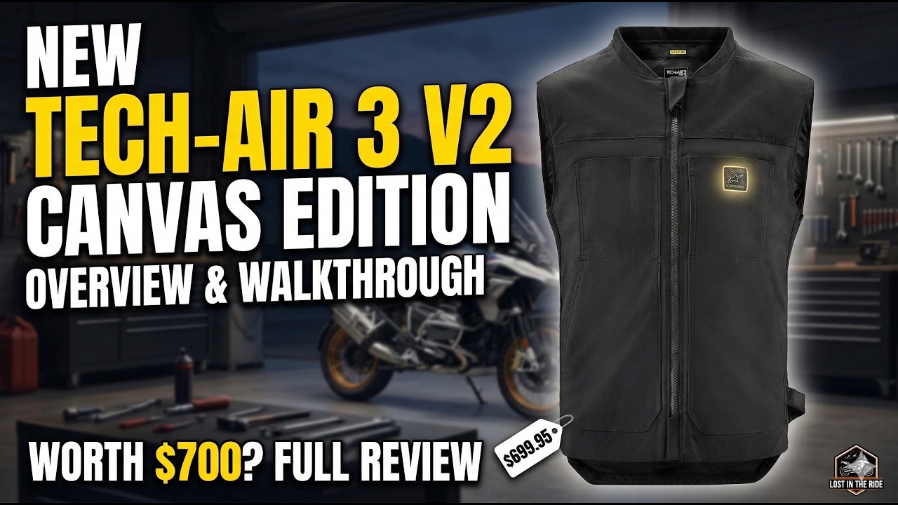 The New Alpinestars Tech-Air 3 V2 Canvas Overview and Walkthrough 