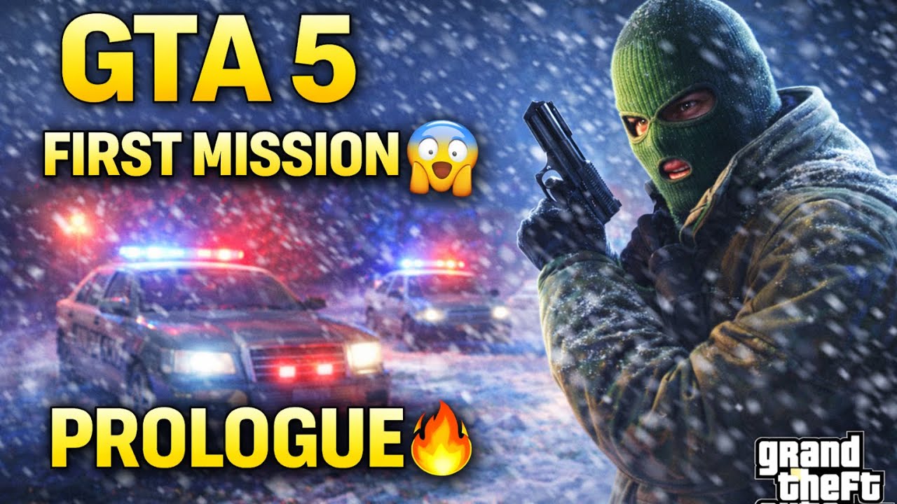 GTA 5 First Mission 🔥 | Prologue | GTA 5 Walkthrough Part 1