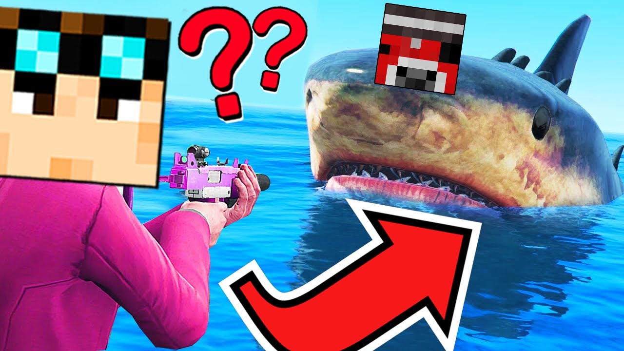 NASCONDINO CON LO SQUALO SU GTA5!!