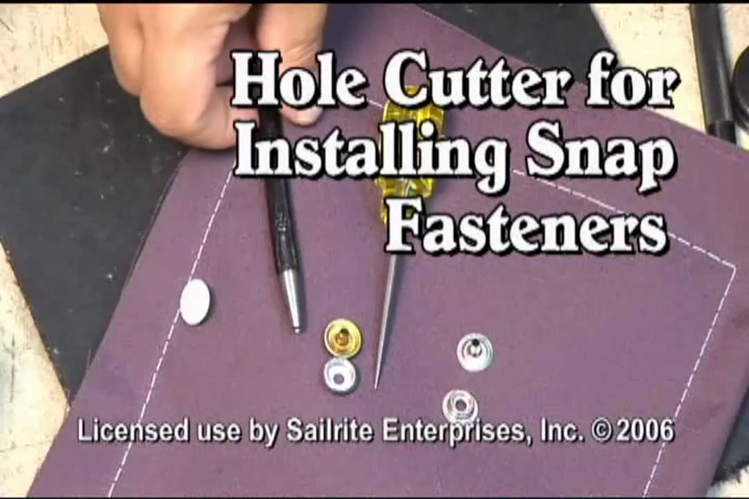 Hole Cutter for Marine Snap Installation