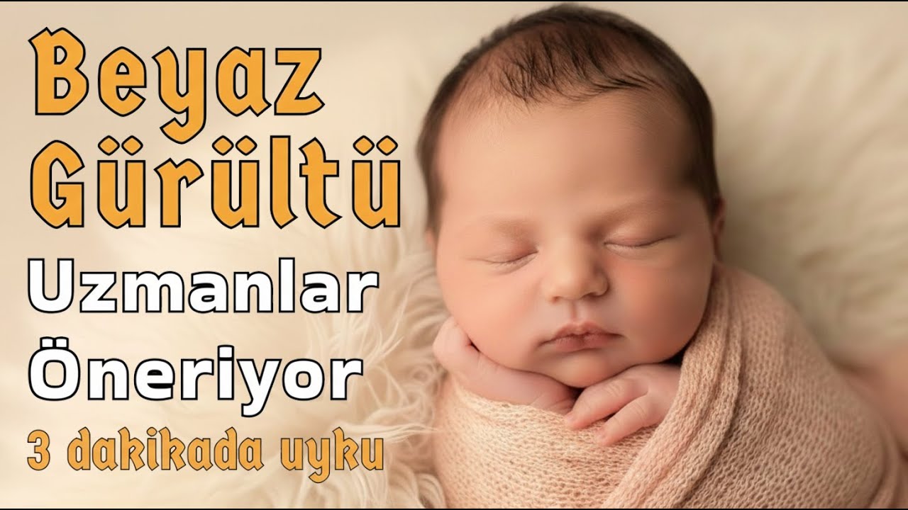 Beyaz Gürültü ile Bebekleri Sakinleştir 🌙 Gece Boyu Derin Uyku | 10 Saat 🍼