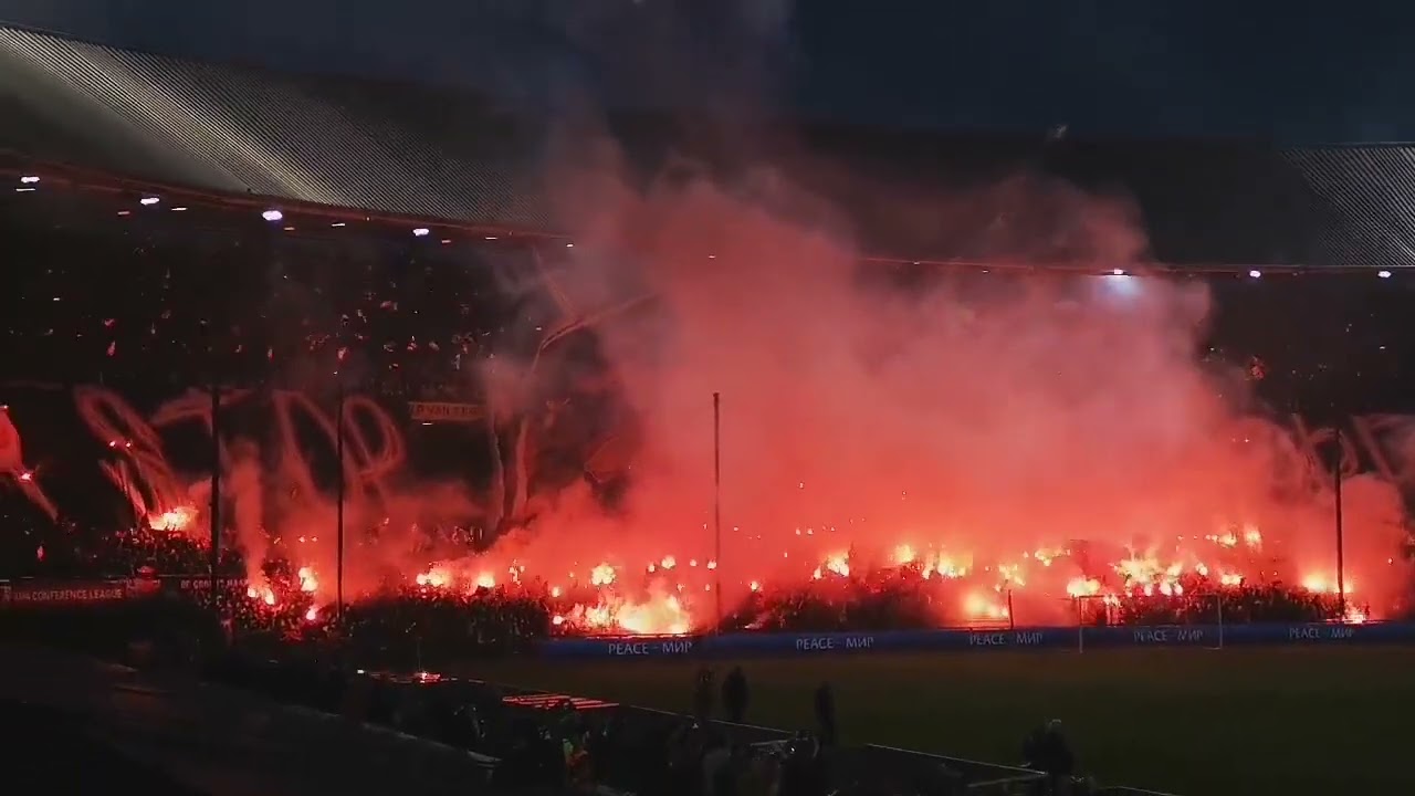 Ultras Het Legioen. #feyenoord #rotterdam #conferenceleague2022