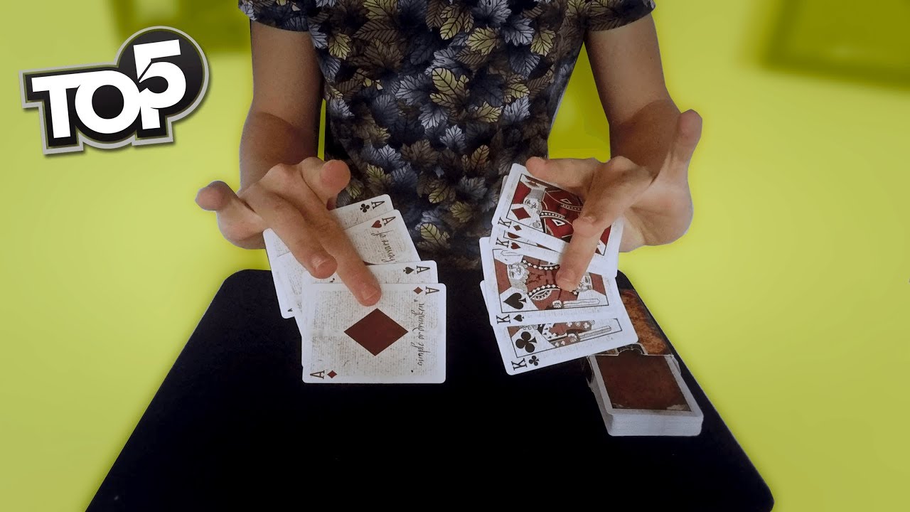 TOP 5 : TOURS DE MAGIE avec des CARTES
