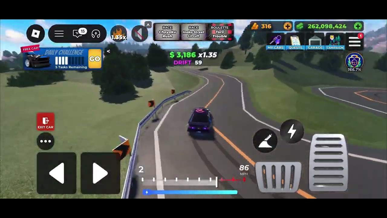 1:55,76 T90 Evo (Hikisharu drift run)