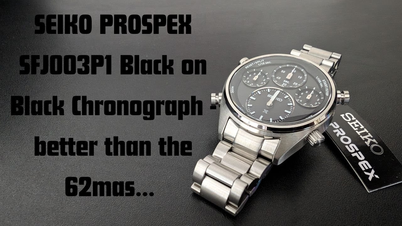 SEIKO PROSPEX SFJ003P1 Solar Chronograph watch review!!
