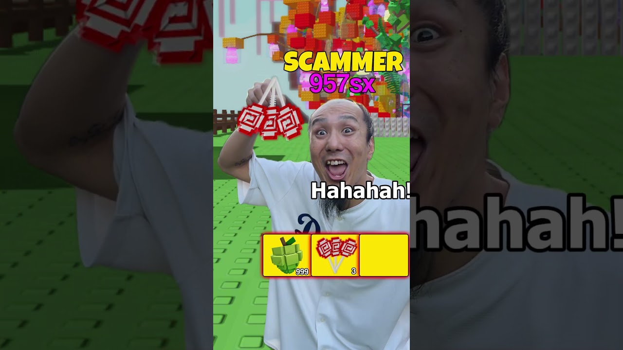 Hacker vs Scammer in Grow a Garden