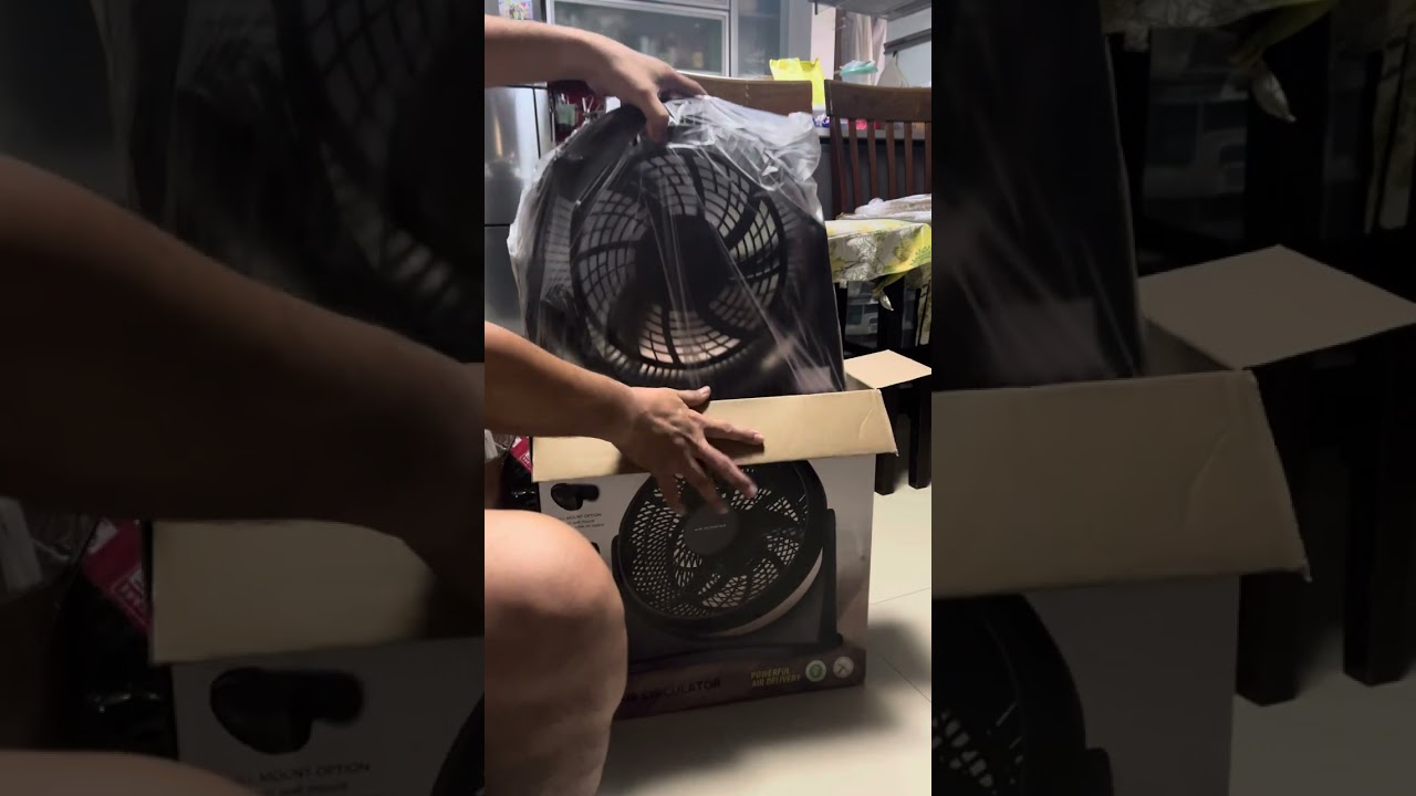 Unboxing AIR MONSTER 12” Circulator Fan