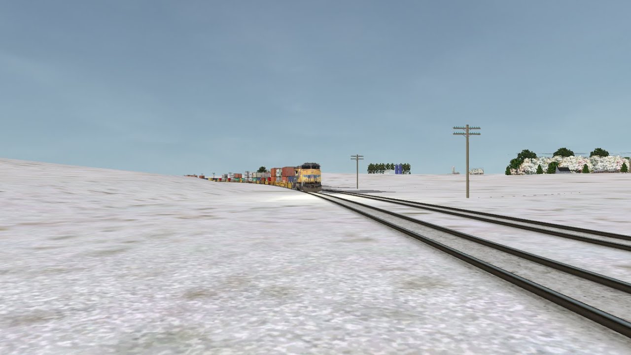 ORTS: UP C45AH #2743 EB ITAG4-01 At Luzerne, IA