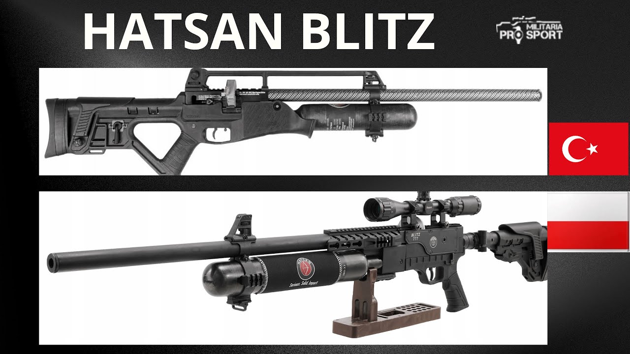 Wiatrówka PCP Strzelająca jak broń palna full auto HATSAN BLITZ