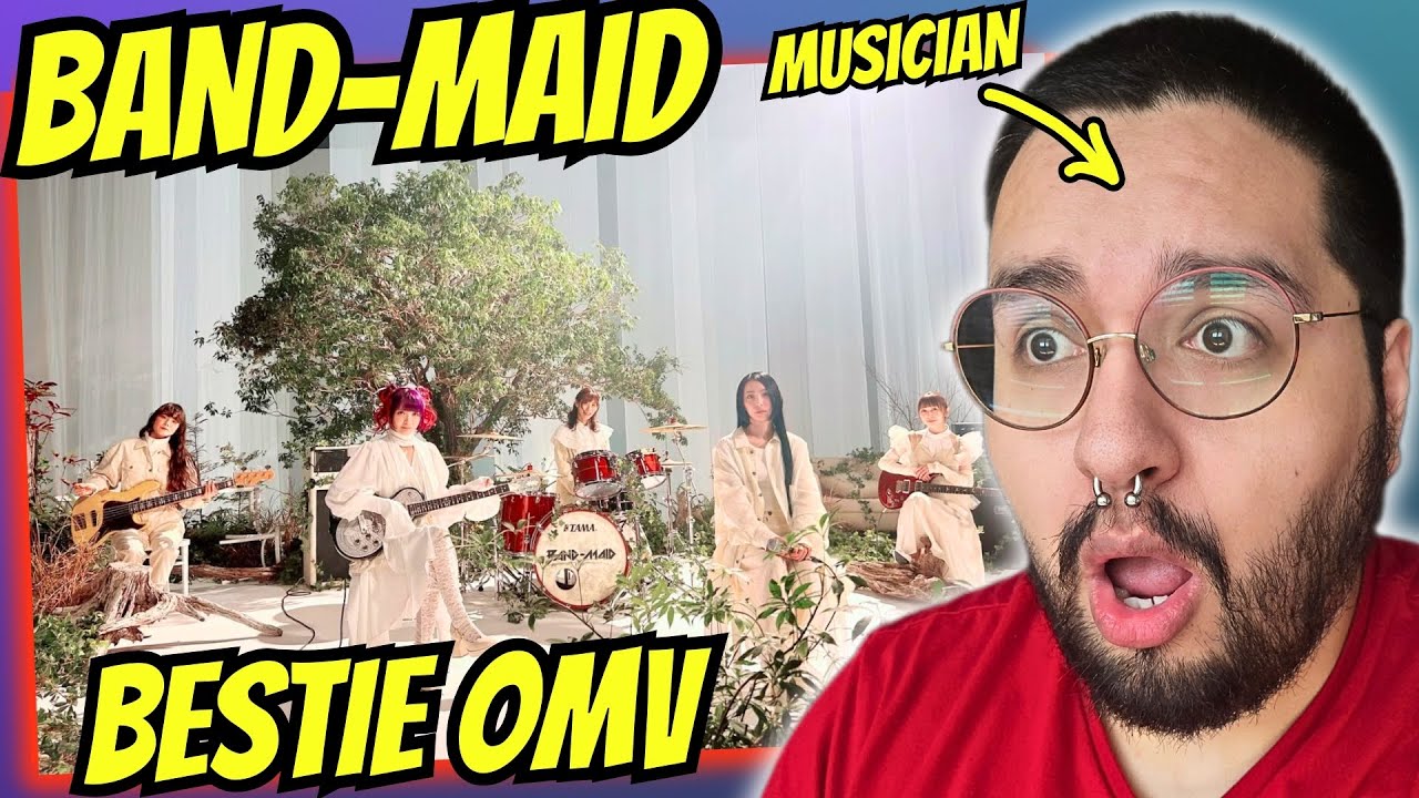 BAND-MAID / Bestie (Official Music Video) MUSICIAN REACTS!