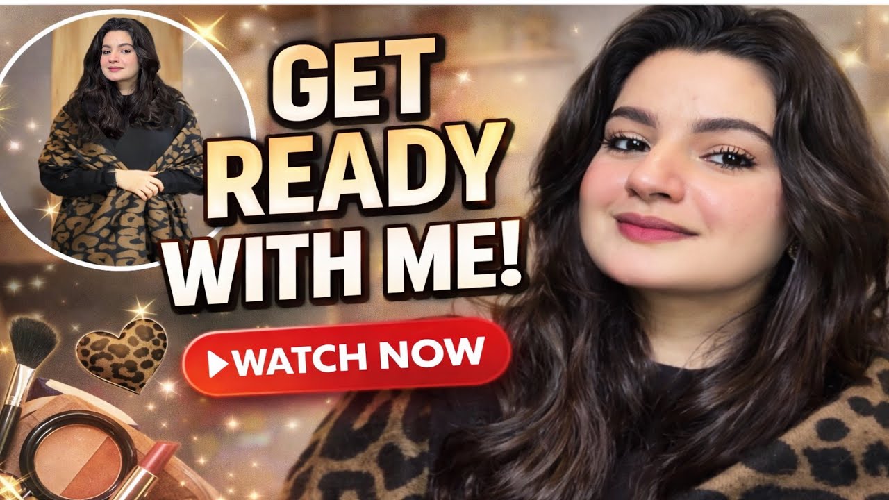 Get Ready With Me ✨Soft Glam Makeup + Cozy Outfit | GRWM | Fatima Naeem | 