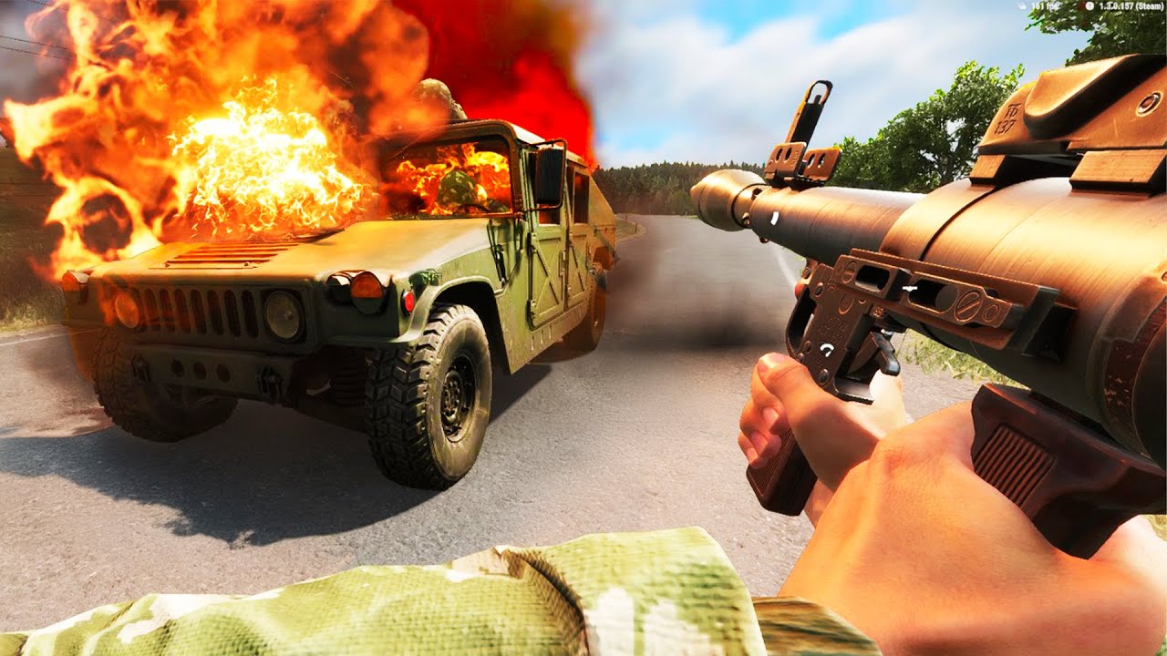 ASI SON LAS EMBOSCADAS en un SIMULADOR DE GUERRA | Arma Reforger