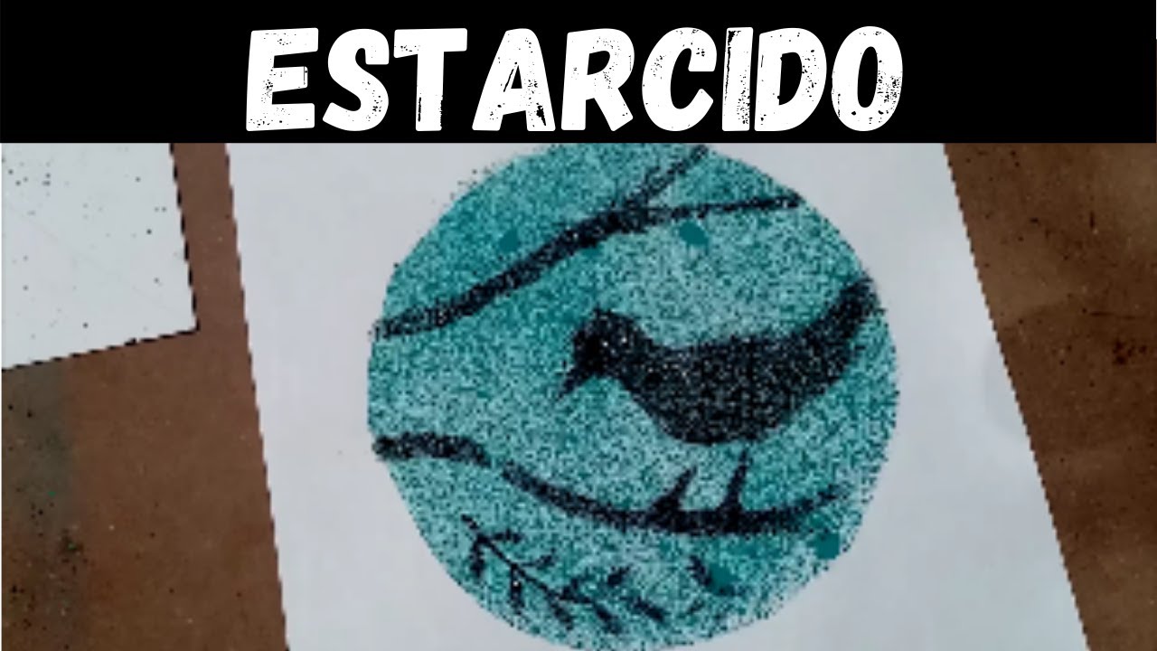 como hacer estarcido | que es un estarcido