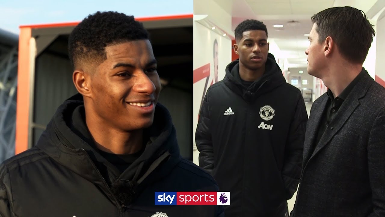 Marcus Rashford returns to Manchester United Youth Academy! 🔴