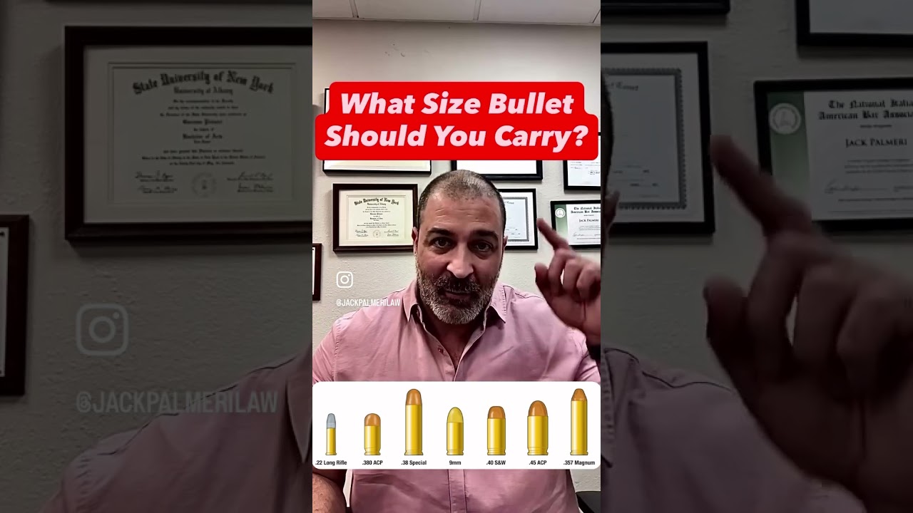 What size bullet should you carry in your self defense firearm?