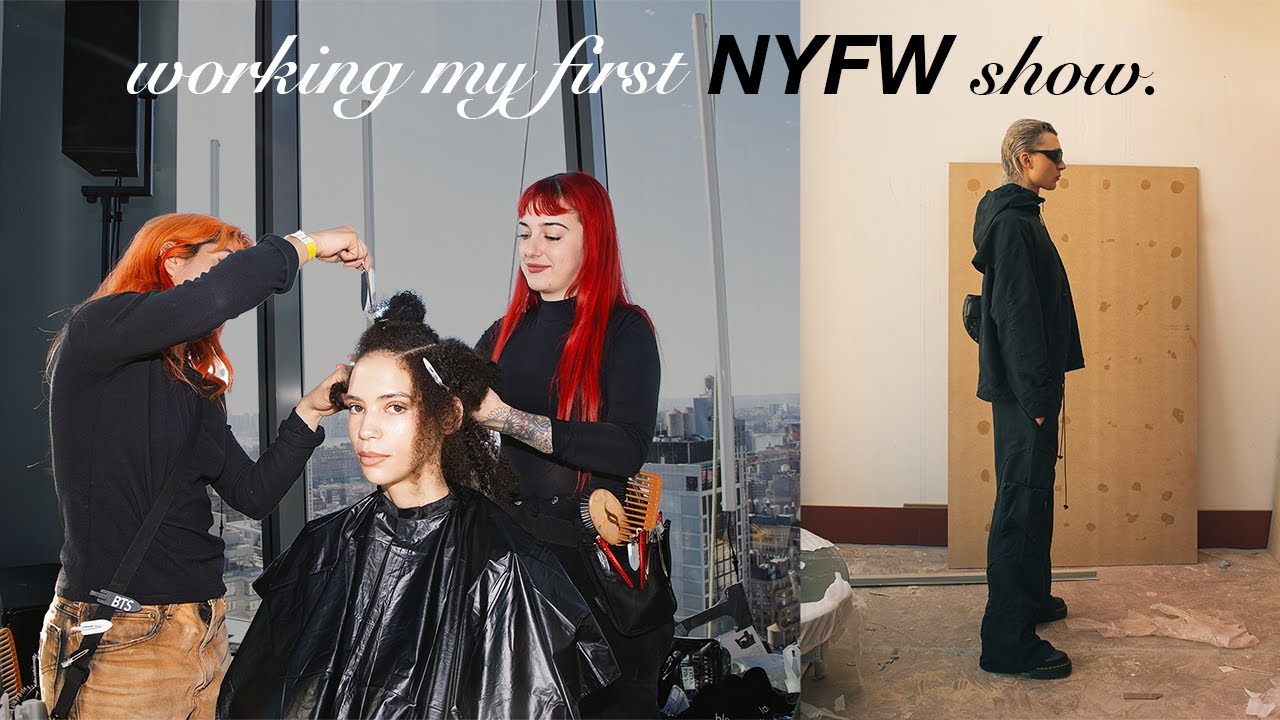 working my first NYFW show | SS23