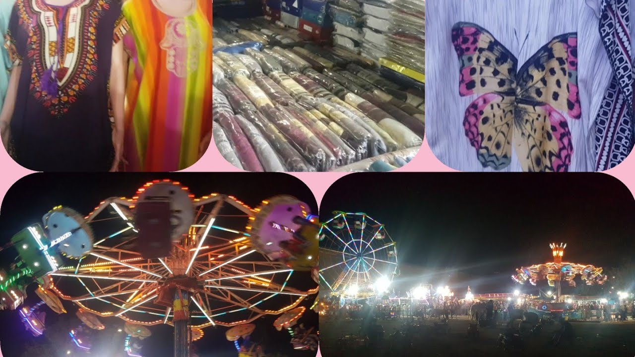 موديلات جديدة لملابس النساء بالمدينة القديمة بمكناس وجولة ليلية في الملاهي / جلابيات متنوعة