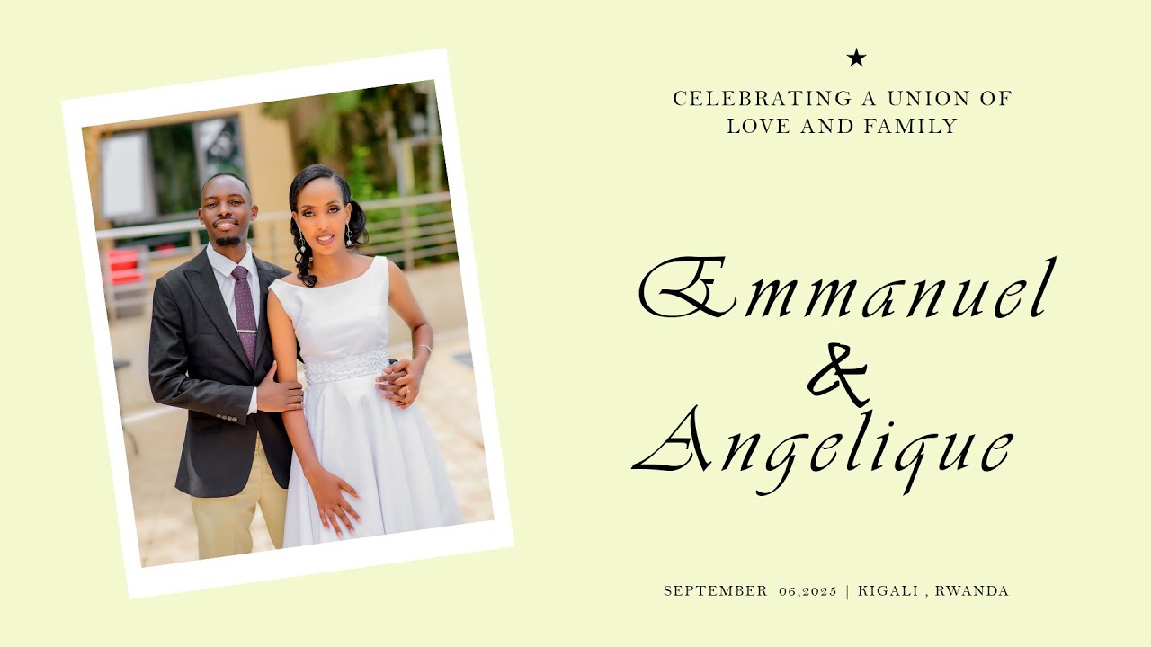 💕 💒 EMMANUEL  & ANGELIQUE WEDDING CEREMONY | September  o6th , 2025