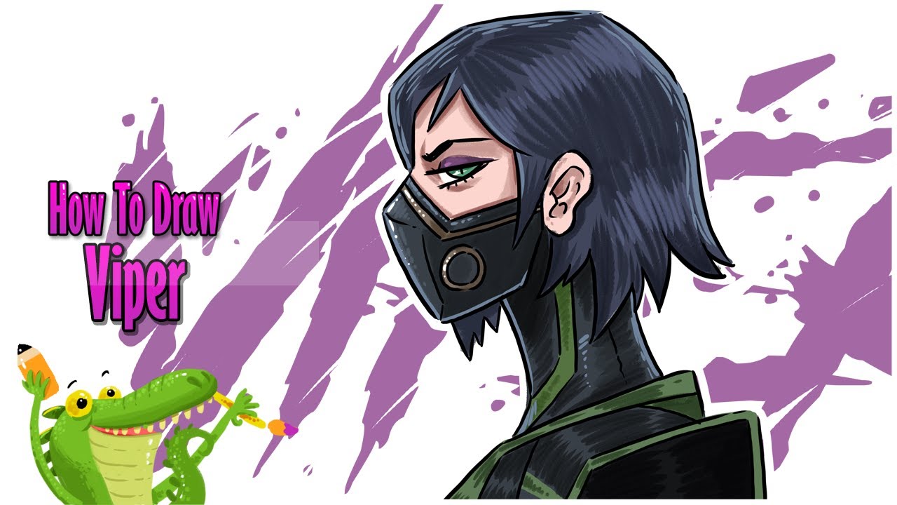 How to draw Viper | Vallorant
