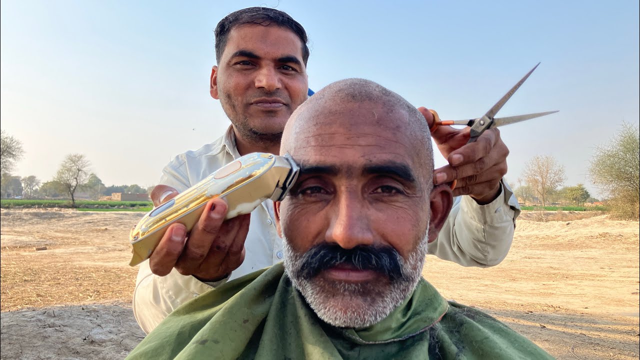ASMR Fast Full Sleep Tind Shaving With Barber Old [Part 1]
