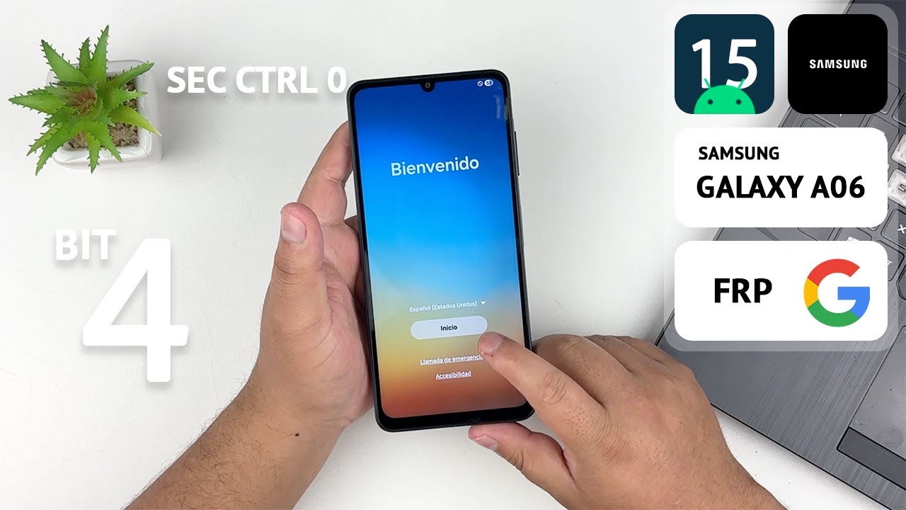 Eliminar Cuenta de Google Samsung Galaxy A06 | Android 14 & 15 | Sec crtl 0