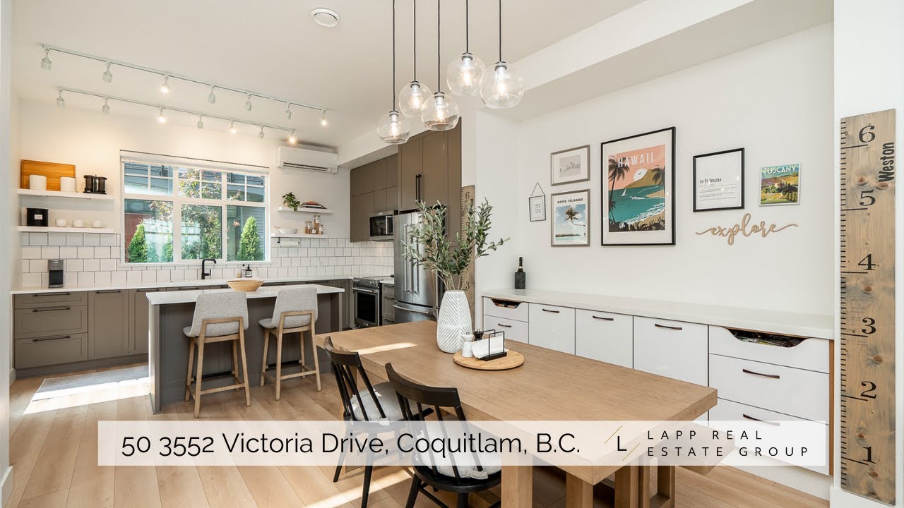 SHOWHOME-LIKE Burke Mountain Townhome  |  50 3552 Victoria Drive, Coquitlam | Lapp Real Estate Group