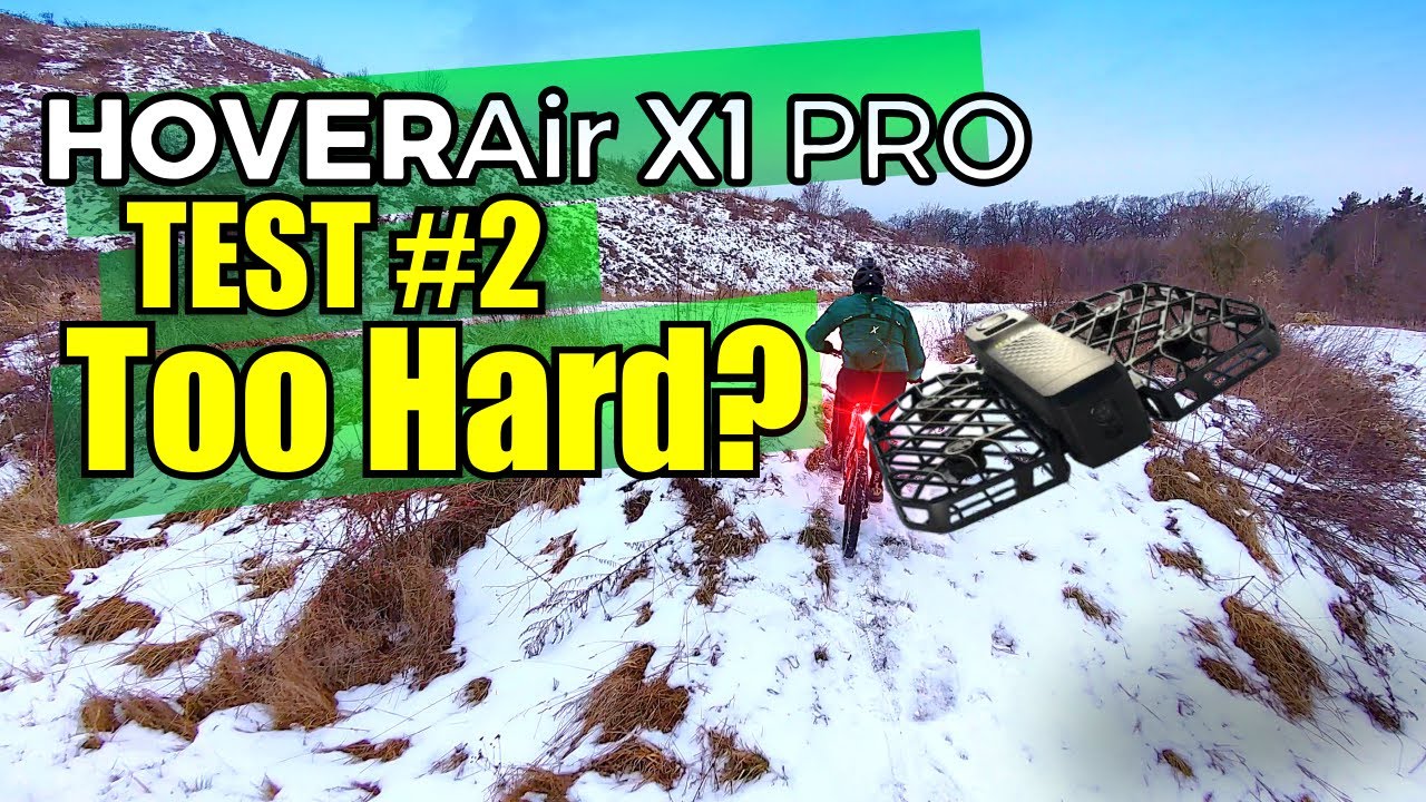HoverAir X1 PRO – REAL TEST #2 | Branches, Snow & a Crash… Did It Survive?