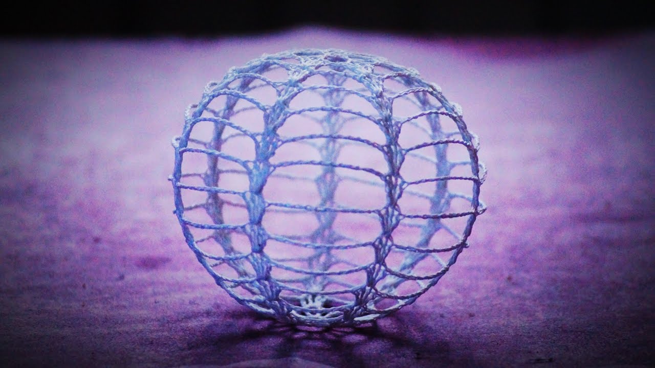 Christmas Lace Crochet Ball / Crochet Bauble / Crochet Christmas Ornament
