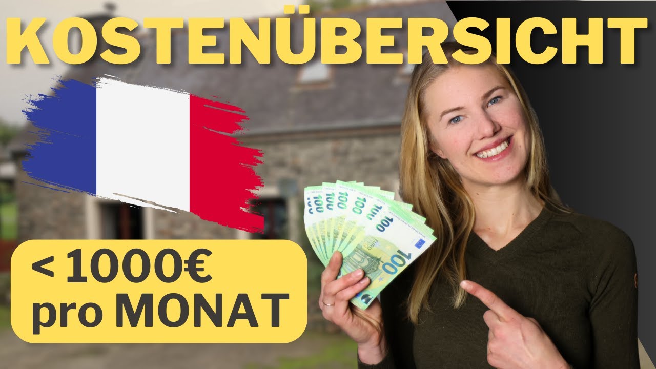 So viel kostet uns EIN MONAT in Frankreich 🇫🇷