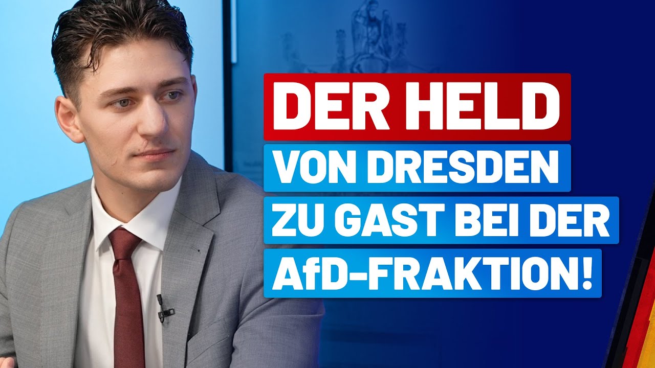 The hero of Dresden visits the AfD parliamentary group in the Bundestag! - Interview
