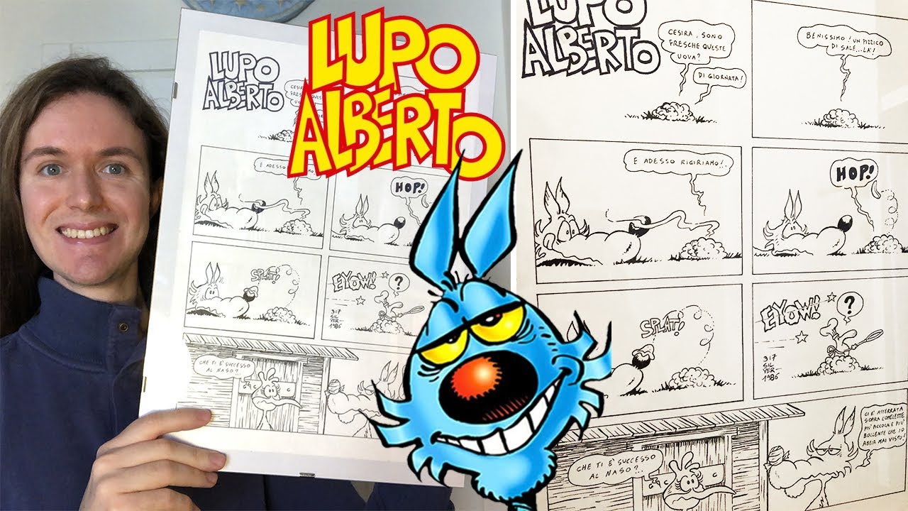 Disegno un fumetto di LUPO ALBERTO uguale all'originale!