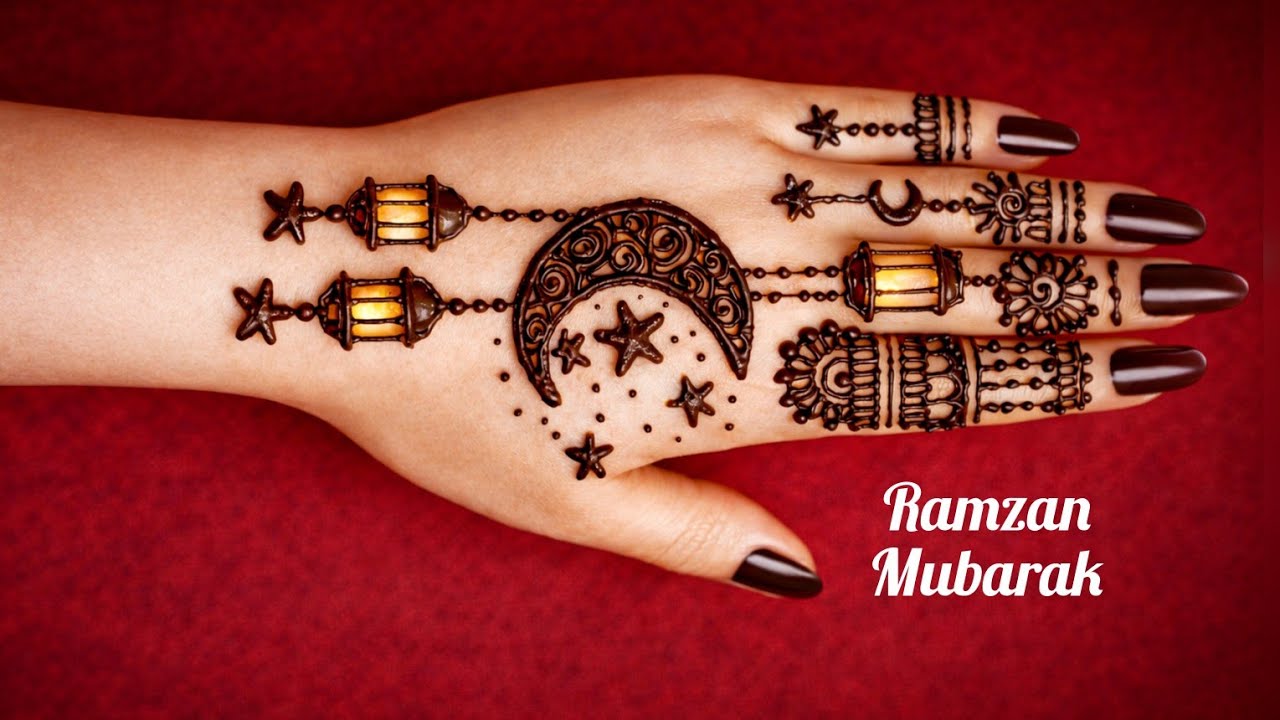 🌙 Ramadan Chand Mehandi Designs 2026 | simple & stylish Henna | mehandi designs |  mehandi design 
