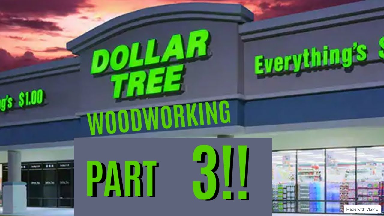 Dollar Tree Woodworking Part 3!! Money Saving Tips For The Woodshop!