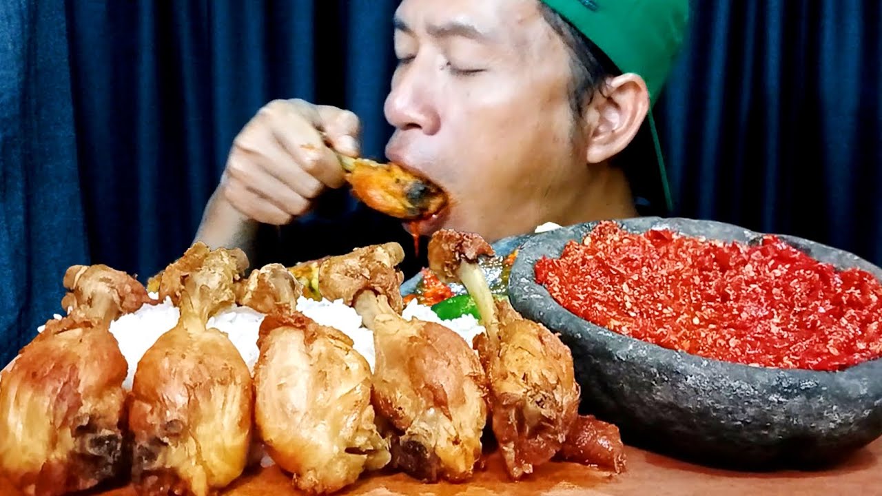 LIDAH MLEPUH..‼️ SAMBEL GLEDEG AYAM GORENG