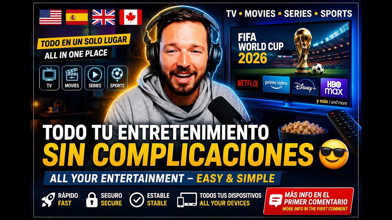 📺 Lista IPTV Espa&ntilde;a 2026 Actualizada | IPTV SERVICE USA 2026  | Smart TV, Fire Stick | HD / 4K