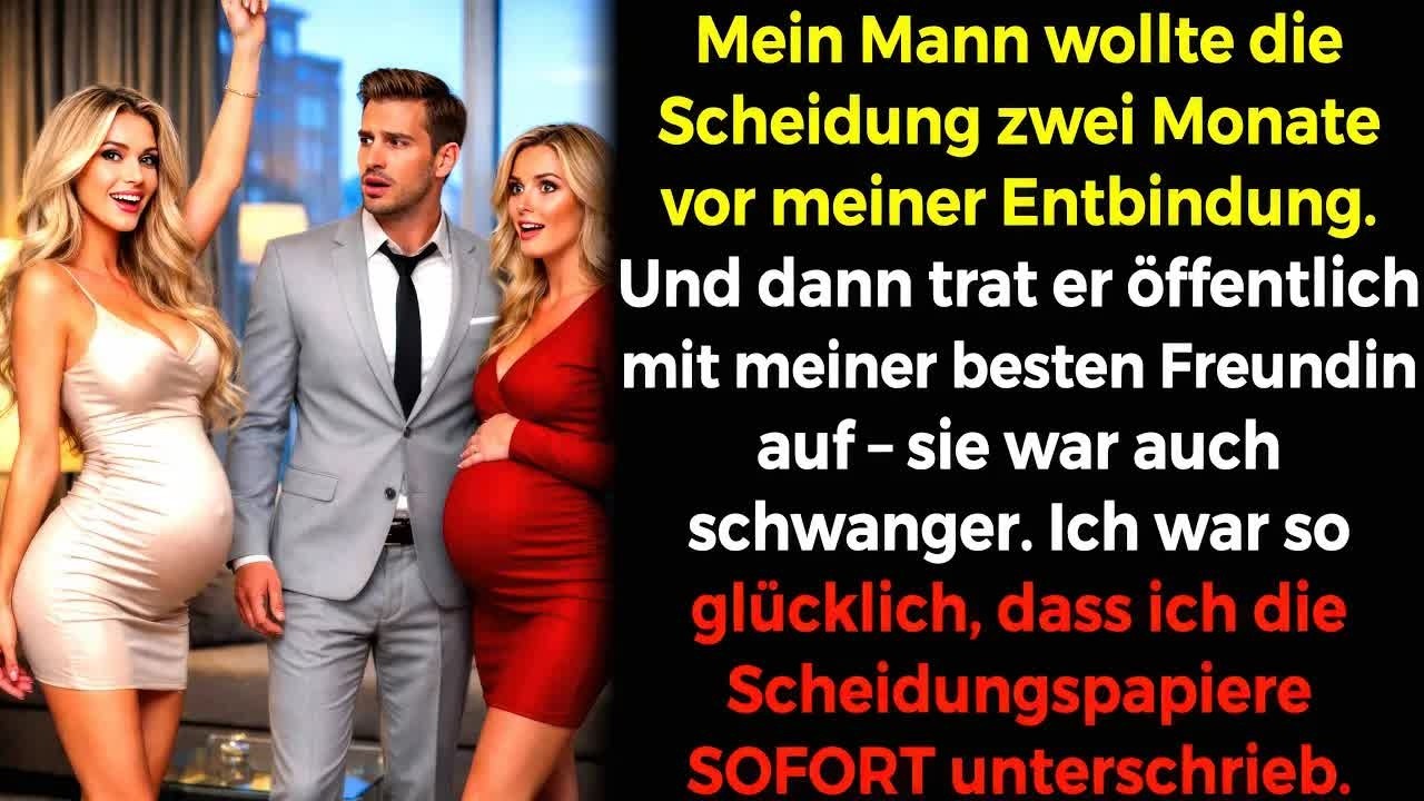 💔2 Monate Vor Der Geburt： Mein Mann Wollte Wegen Seiner Geliebten Scheidung🤩 Unterschrieb Sofo