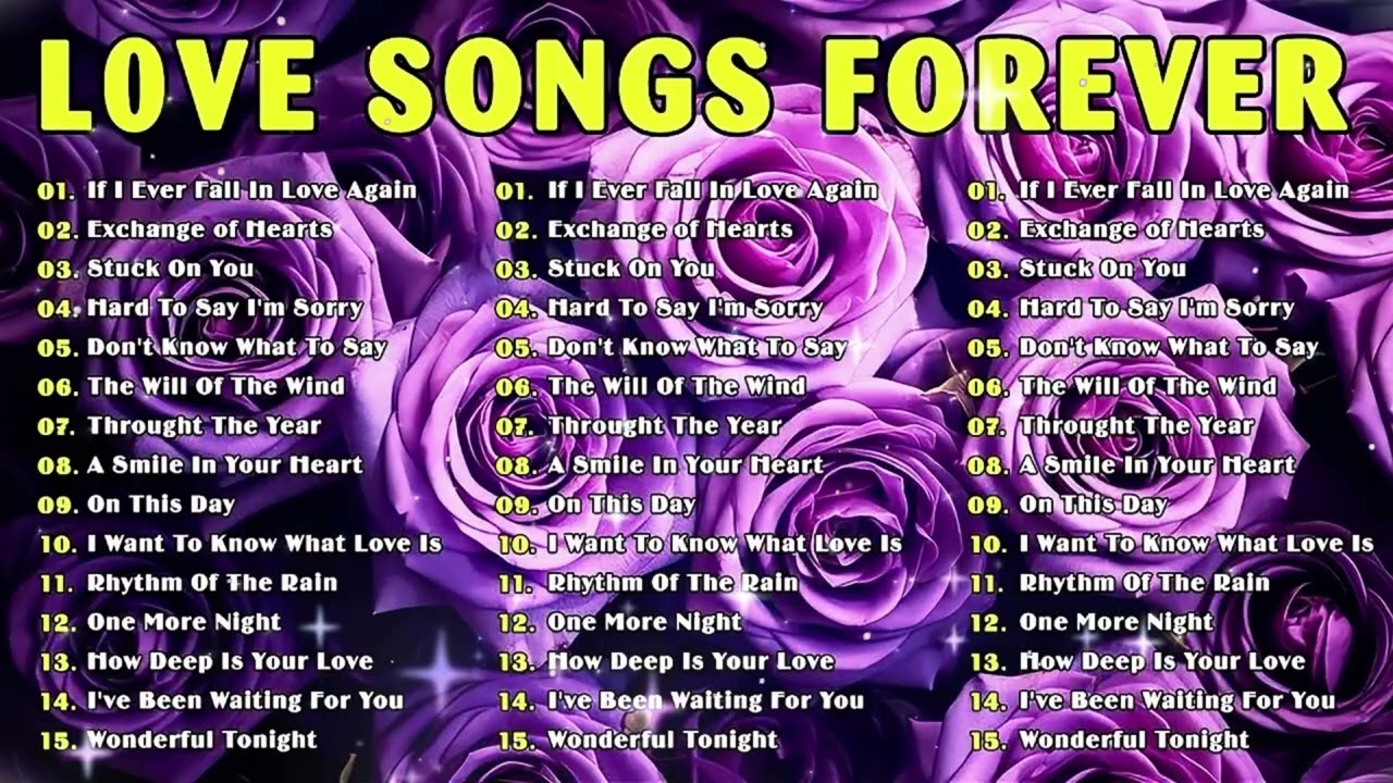 GREATEST HITS OF LOVE SONGS 70'S 80'S 90'S🌹BEST 100 LOVE SONGS 2025🌹AIR SUPPLY, LIONEL RICHIE